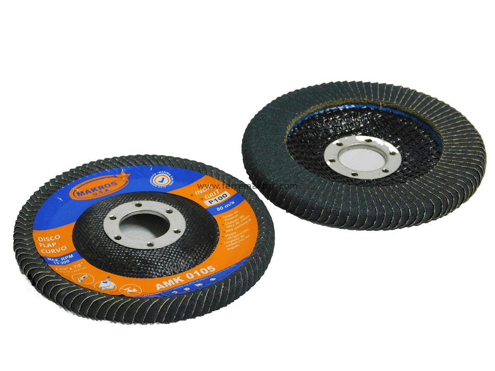 DISCO FLAP ZIRCONIO INOX CURVO