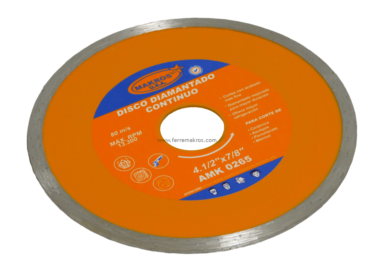 DISCO PARA CORTE DIAMANTADO CONTINUO