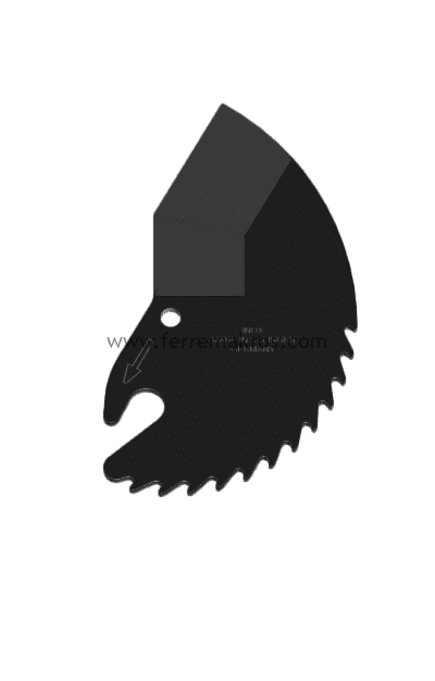 CUCHILLA 42 MM (1.5/8'') PLASTICOS MULTICAPA Y PVC