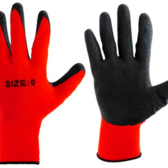 GUANTE TRABAJO POLIESTER - NITRILO CALIBRE 2