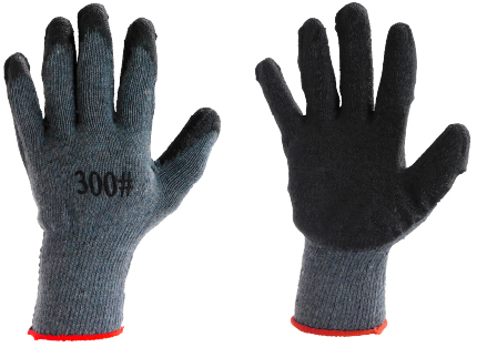 GUANTE TRABAJO POLIESTER-NITRILO CALIBRE 3
