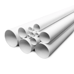 Tubo Sanitario 3" Semi Mundo PVC